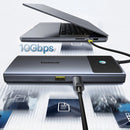 Baseus Metal Gleam Series II 7-Port Hub Mac Dual Display (Space Grey) (B00061806813-00)