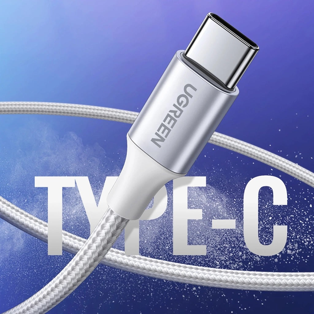 Ugreen USB-C Male to USB-A 2.0 Male Cable - (White) 