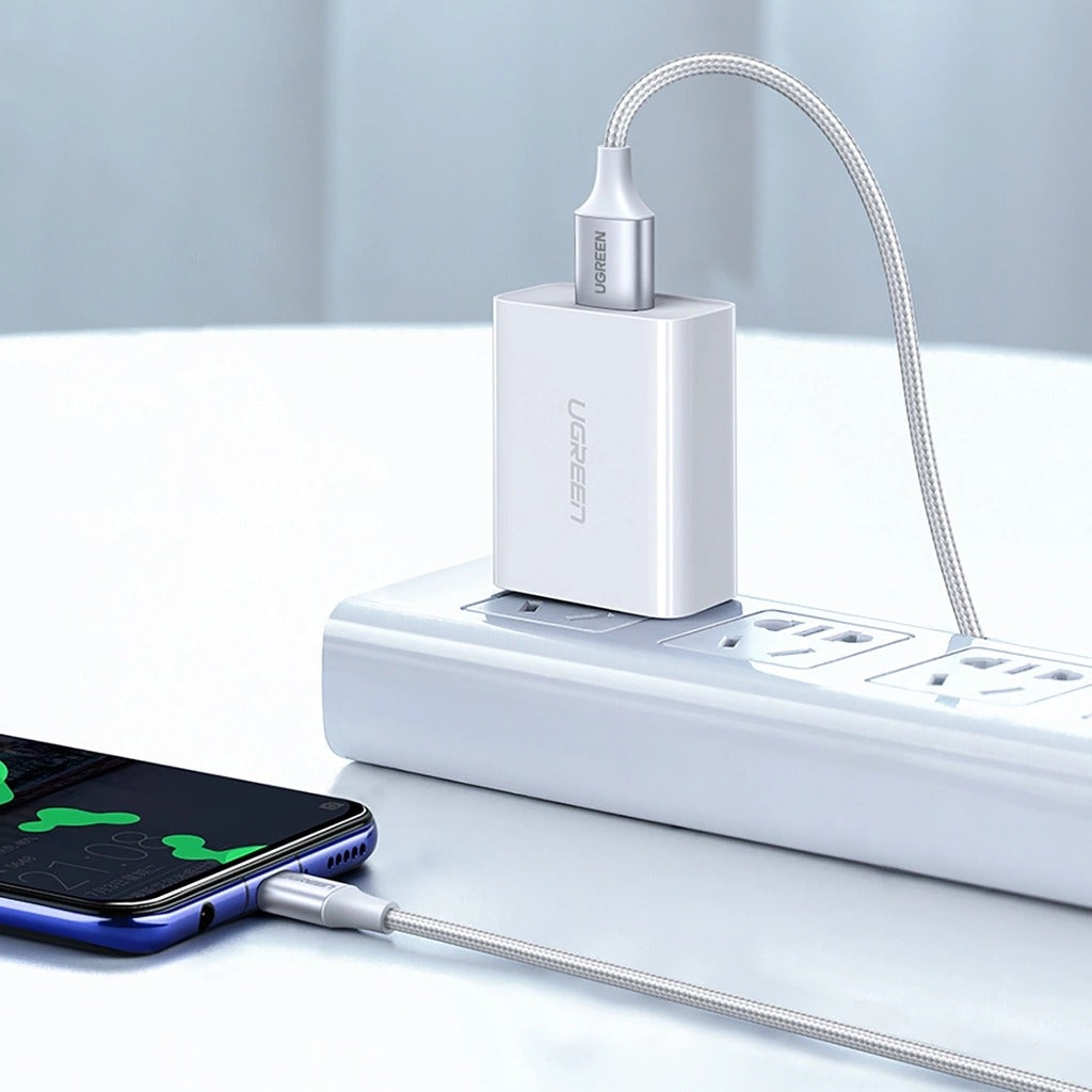 Ugreen USB-C Male to USB-A 2.0 Male Cable - (White) 