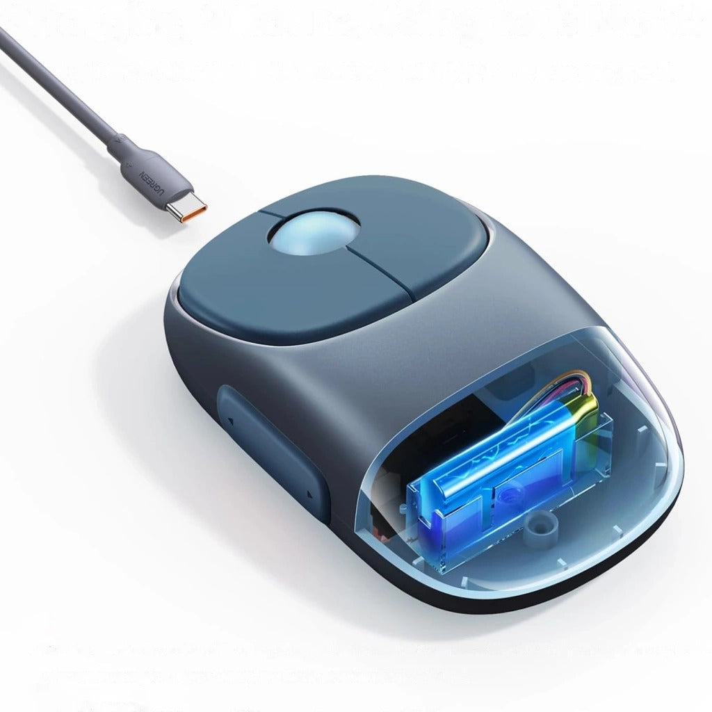 Ugreen FUN+ 4000DPI Wireless Mouse (Blue) (MU102/90538)