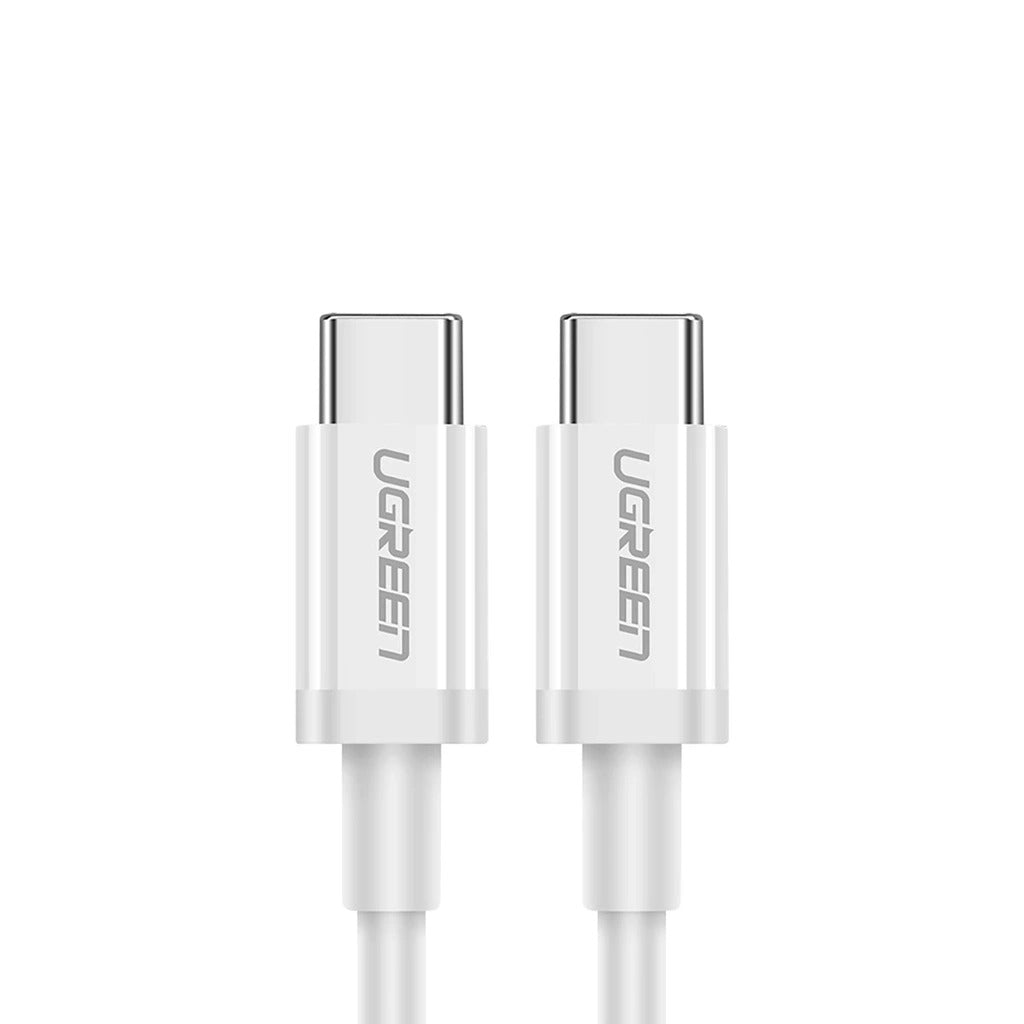 Ugreen USB-C 2.0 Male to USB-C 2.0 Male 3A Data Cable - 1.5m (White) (US264/60519)