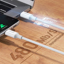 Ugreen USB-C 2.0 Male to USB-C 2.0 Male 3A Data Cable - 1.5m (White) (US264/60519)