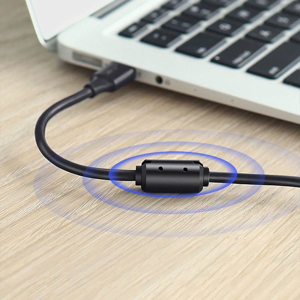 UGreen USB 2.0 A Male To Mini Usb 5 Pin Male Cable - 0.5m (Black) (US132/10354)