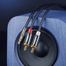 Ugreen 3.5mm Male to 2 RCA Male Cable - 1.5m (Black) (AV116/10749)