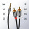 Ugreen 3.5mm Male to 2 RCA Male Cable - 1.5m (Black) (AV116/10749)