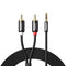 Ugreen 3.5mm Male to 2 RCA Male Cable - 1.5m (Black) (AV116/10749)