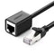 Ugreen Cat6 F/UTP Male to Female Ethernet Extension Cable - 0.5m (NW112/11278)