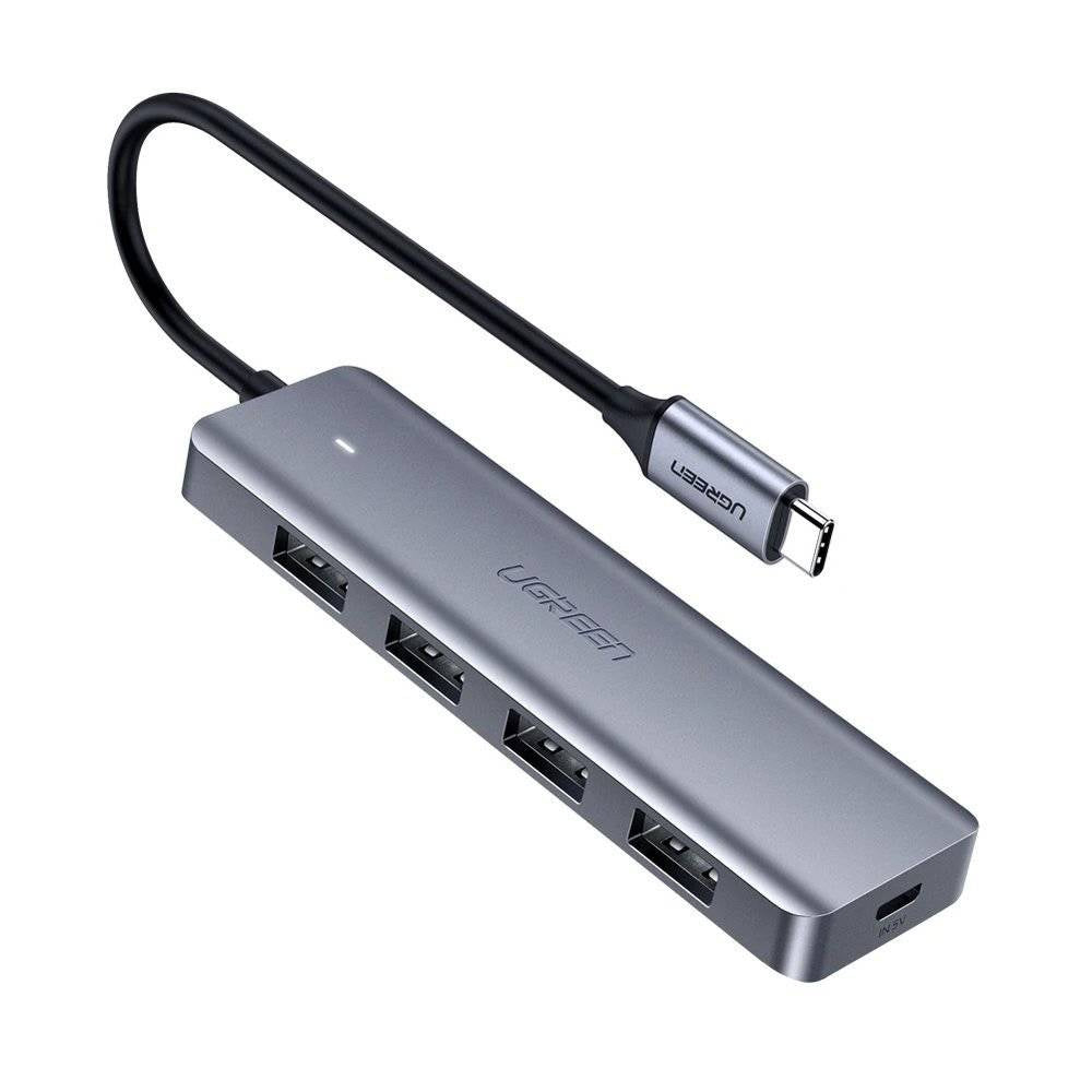 UGREEN 4-PORT USB 3.0 Hub With USB-C Power Supply (CM219/70336)