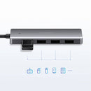 UGREEN 4-PORT USB 3.0 Hub With USB-C Power Supply (CM219/70336)
