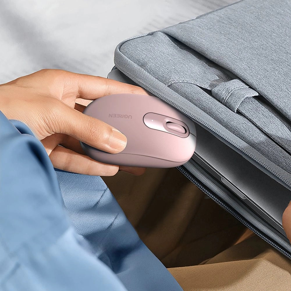 Ugreen 2.4G Portable Wireless Mouse (Cherry Pink, Celadon Green, Moonlight Grey, Dusty Blue, Midnight Blue)