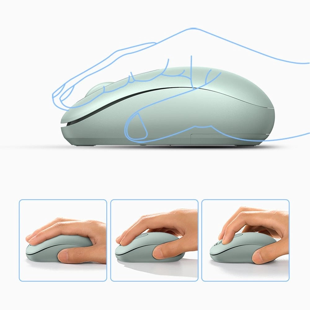 Ugreen 2.4G Portable Wireless Mouse (Cherry Pink, Celadon Green, Moonlight Grey, Dusty Blue, Midnight Blue)