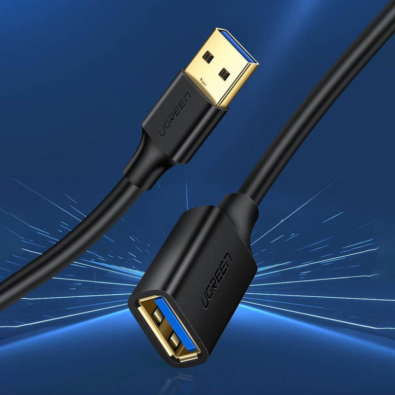 Prolunga USB 3.0 V7 Da 2 Metri – Cavo Nero Da Femmina A Maschio Per Collegamenti Veloce