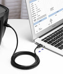 UGreen USB 2.0 AM To BM Print Cable 1.5m (Black) (US135/10350)