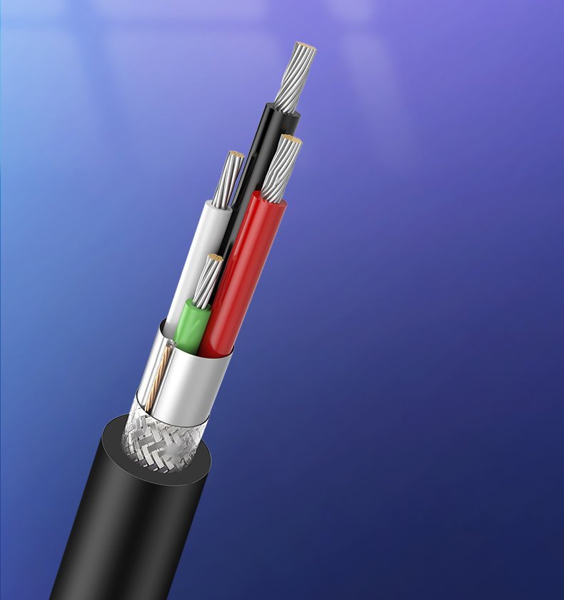 UGreen USB 2.0 AM To BM Print Cable 1.5m (Black) (US135/10350)