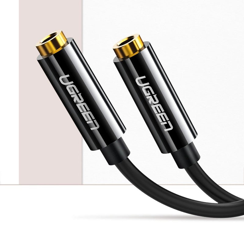 Ugreen 3.5mm Stereo Audio Splitter Cable - 20cm Black (AV134/20816)