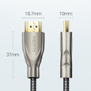 UGreen HDMI 2.0 Male To Male Cable - 1m (Gray) (HD131/50106)