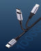 UGreen USB-C 2.0 Male To USB-C 2.0 Male 3A Data Cable 1m (Gray/Black) (US261/50150)
