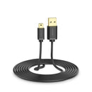 UGreen USB 2.0 A Male To Mini USB 5 Pin Male Cable - 2m (Black) (US132/30472)