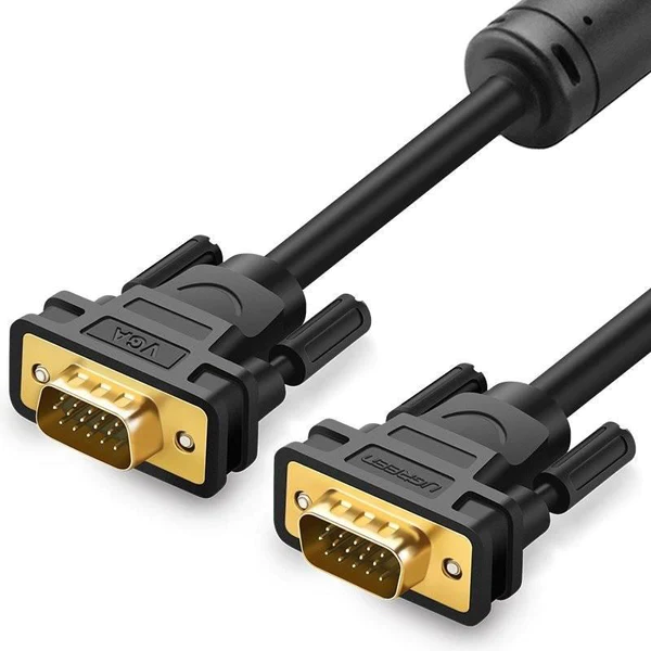 UGreen VGA Male To Male Cable - 1m (Black) (VG101/11673)