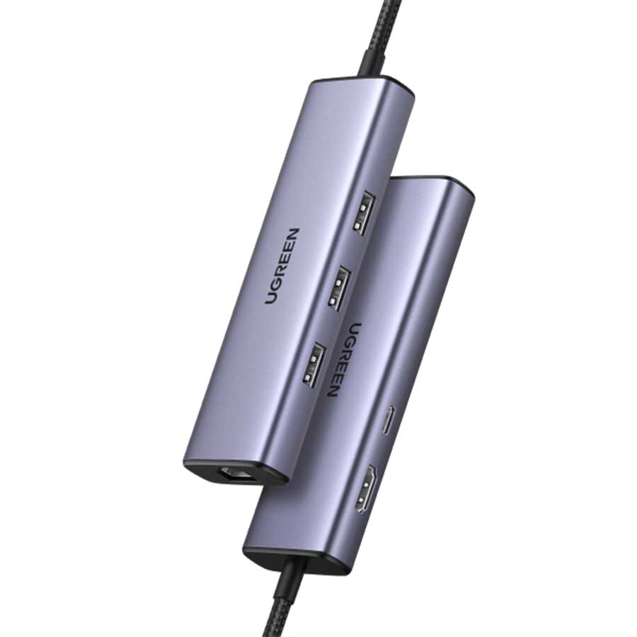 UGreen USB-C 6-In-1 Multifunction Adapter - 15cm (CM512/15598) | DataBlitz