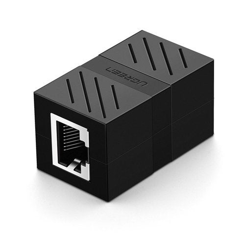 UGreen RJ45 Ethernet Cable Extender Adapter - 1 Piece (Black) (NW114/20390) | DataBlitz