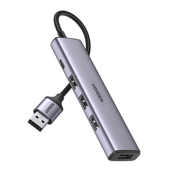 Ugreen 4-Port USB 3.0 Hub (Grey) (CM473/20805)
