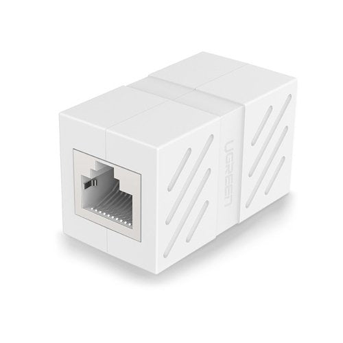 Ugreen RJ45 Ethernet Cable Extender Adapter - 1 Piece (White) (NW114/20311) | DataBlitz