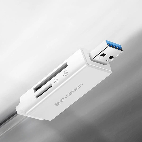 UGreen USB 3.0 Card Reader For TF/SD (White) (CM104/40753) | DataBlitz