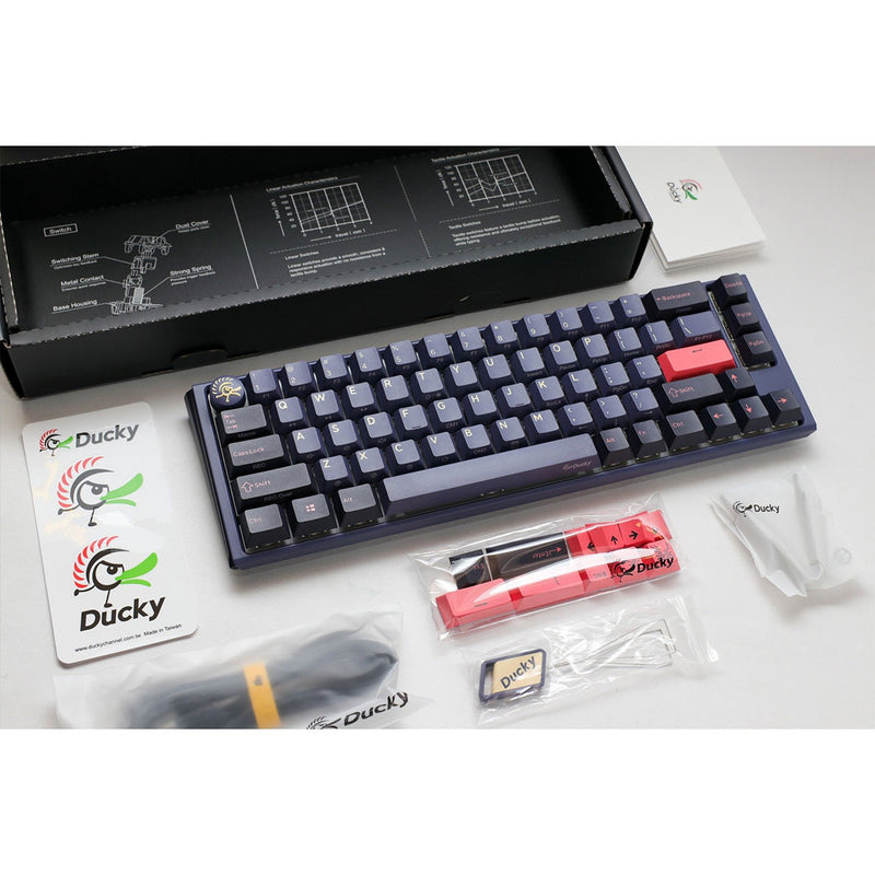 Ducky One 3 SF Cosmic Blue Hotswap RGB Double-Shot PBT Mechanical Keyboard