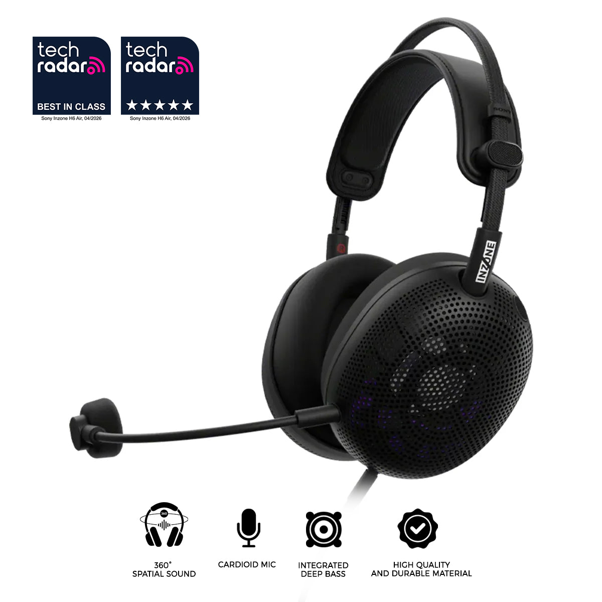 Sony MDR-G600 Inzone H6 Air Wired Open-Back Gaming Headset (Black)