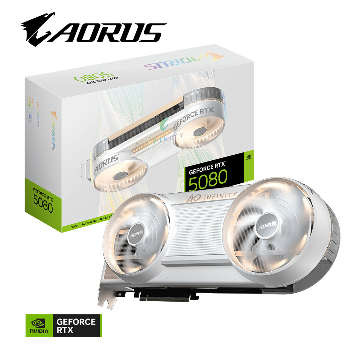 Gigabyte Aorus GeForce RTX 5080 Infinity Wood 16GB GDDR7 Graphics Card
