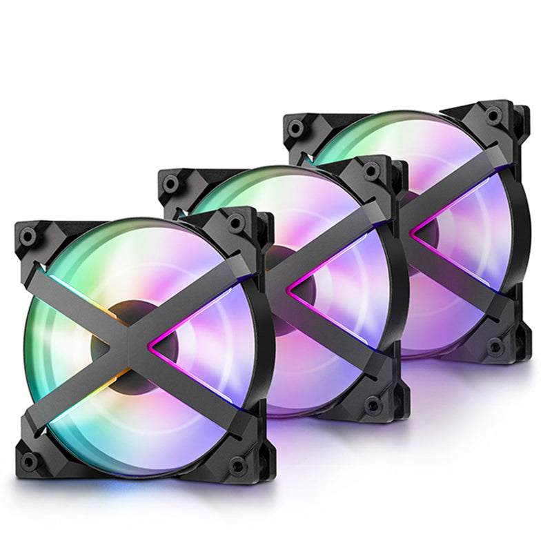 Deepcool MF120 GT A-RGB 1200MM PWM Fan (3-IN-1 Pack) (DP-GS-F12-AR-MF120GT-3P)
