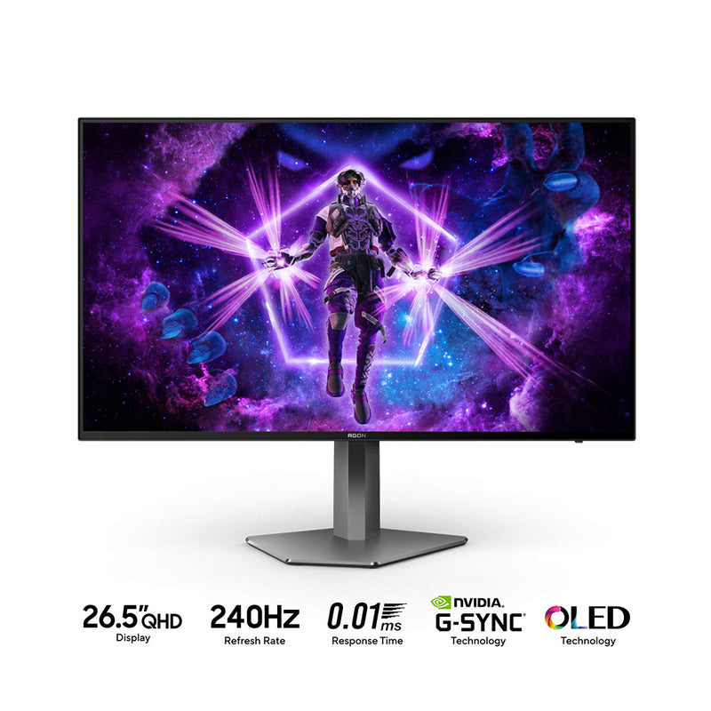 AOC Agon Pro AG276QZD 26.5" QHD (2560x1440) 240Hz 0.01ms OLED Gaming Monitor