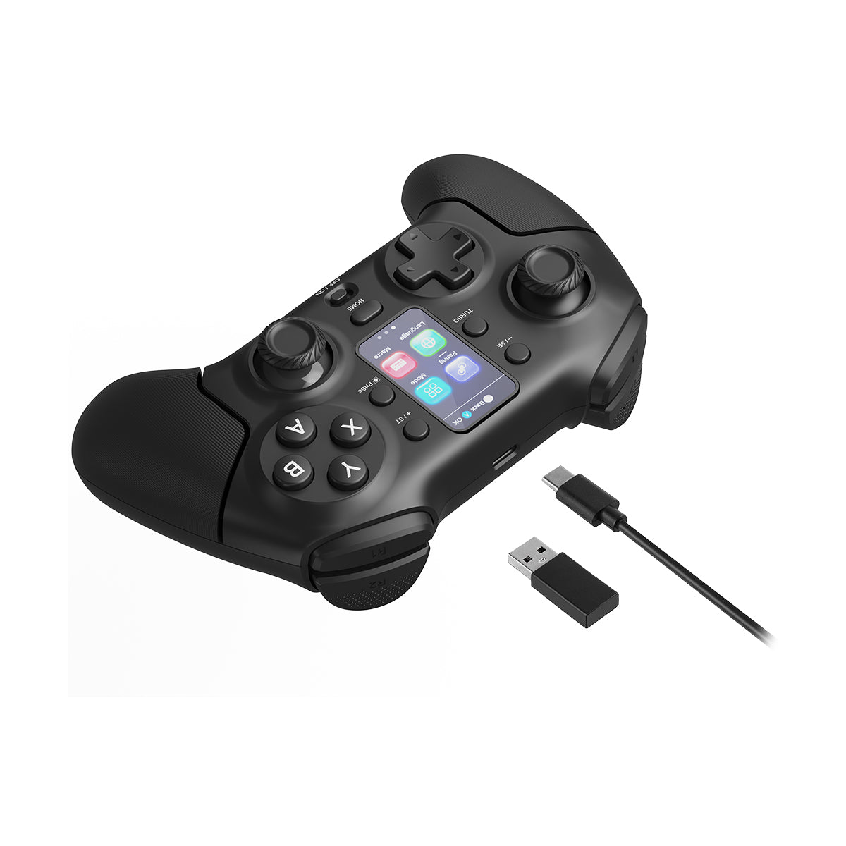 Redragon G902 Drax Wireless LCD Display Controller with RGB Backlight (Black)