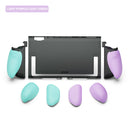 Skull & Co. FissionGrip for Nintendo Switch 2 (Black, Neon Blue/Red, Light Purple/Light Green)