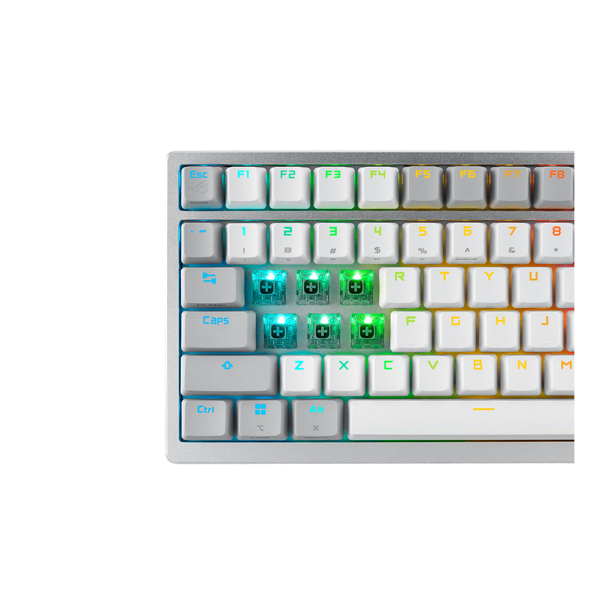 Asus ROG Azoth 75% Wireless Mechanical Gaming Keyboard (White) | DataBlitz