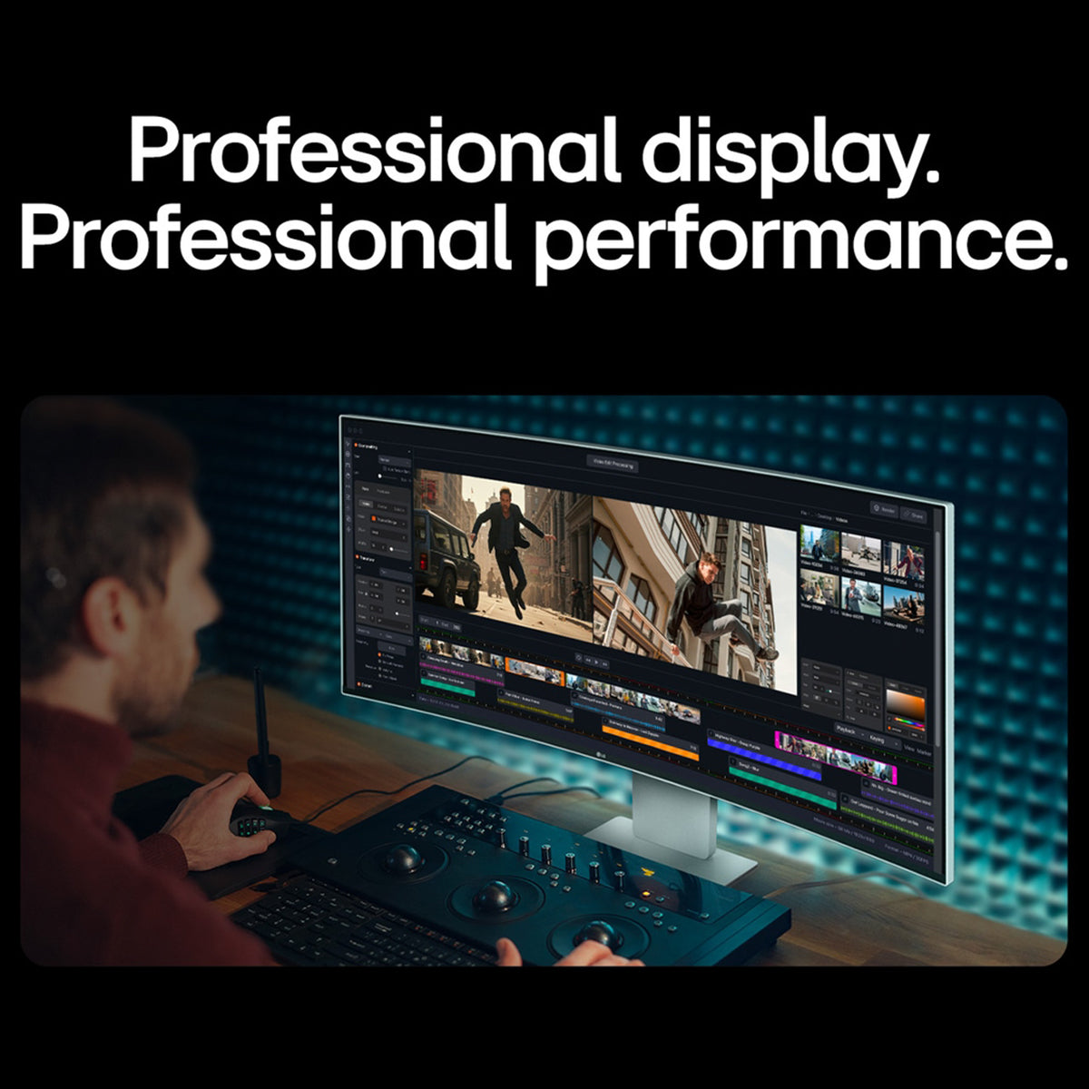 LG UltraFine 40U990A-W 5K2K 40" WUHD (5120x2160) 120Hz 5ms GtG Nano IPS Gaming Monitor with Thunderbolt 5 PD 96W and Height, Tilt & Swivel Adjustment (White)