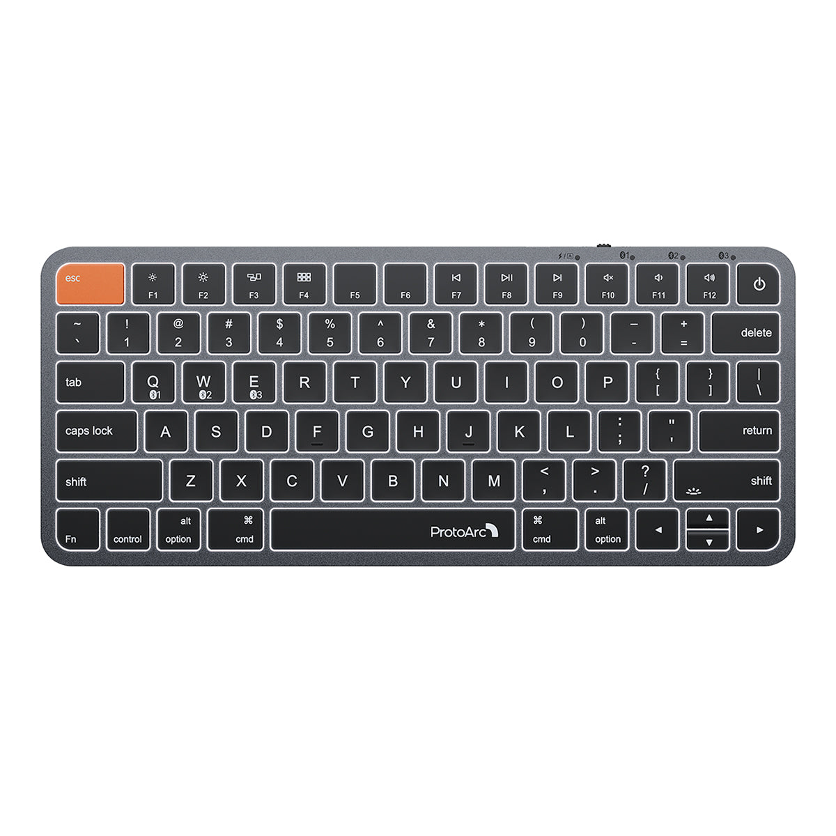 ProtoArc K90-A Multi-Device Backlit Bluetooth Mac Keyboard (Space Grey) (CP016998)