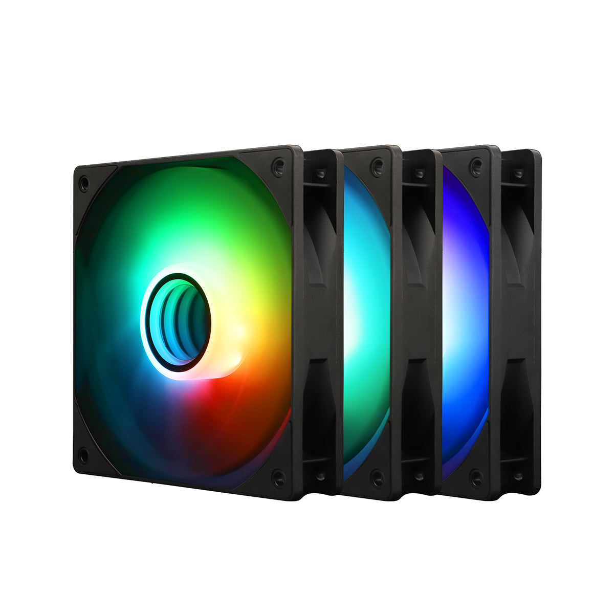 Thermalright TL-C12B-S V3 120MM PWM ARGB CPU Cooling Fan (Black) (3-Pack)