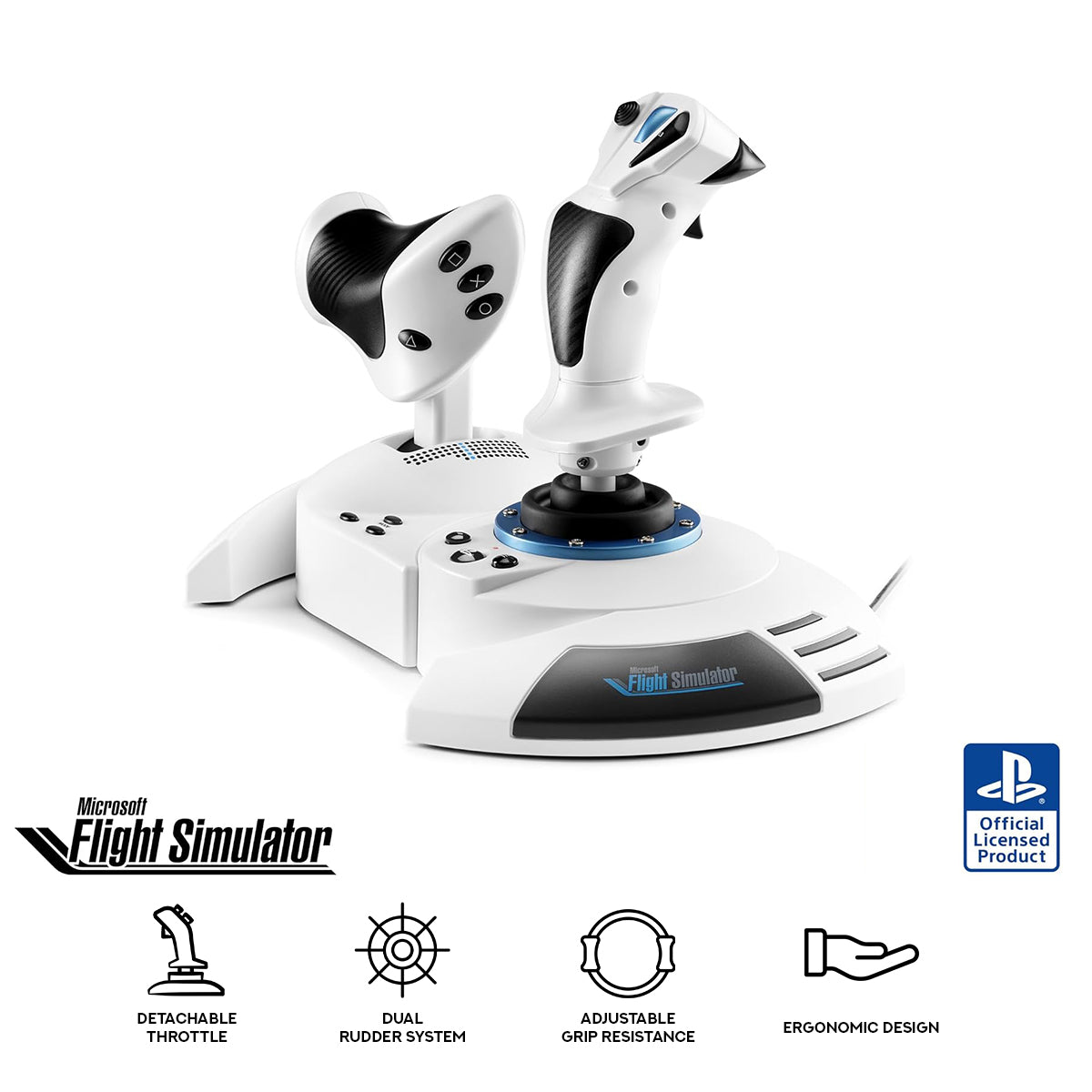 Thrustmaster T.Flight Hotas 5 Microsoft Flight Simulator 2024 Special Edition for PS5/PS4 (4160949)