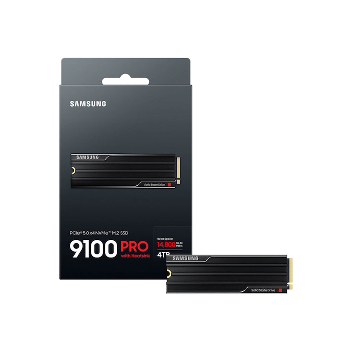 Samsung 9100 Pro PCIe 5.0 x4 NVMe M.2 SSD with Heatsink | DataBlitz