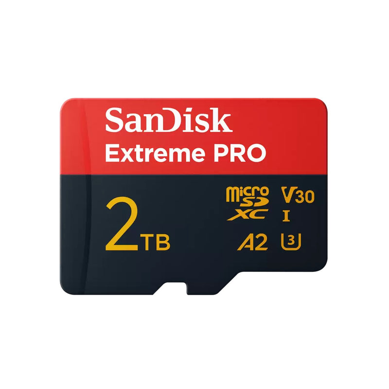 Sandisk Extreme Pro 2TB 250MB/s microSDXC UHS-I Card with Adapter