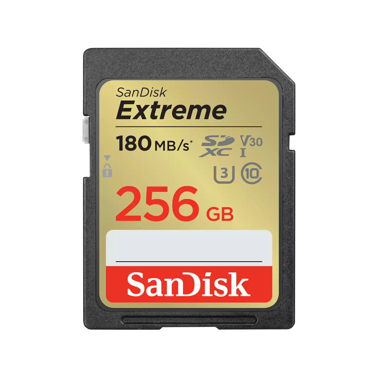 SanDisk Extreme 256GB 180MB/s SDXC UHS-I Card (SDSDXVV-256G-GNCIN)