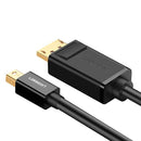 UGreen Mini DP To DP Cable - 1.5m (Black) (MD105/10477)