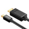 UGreen Mini DP To DP Cable - 1.5m (Black) (MD105/10477)