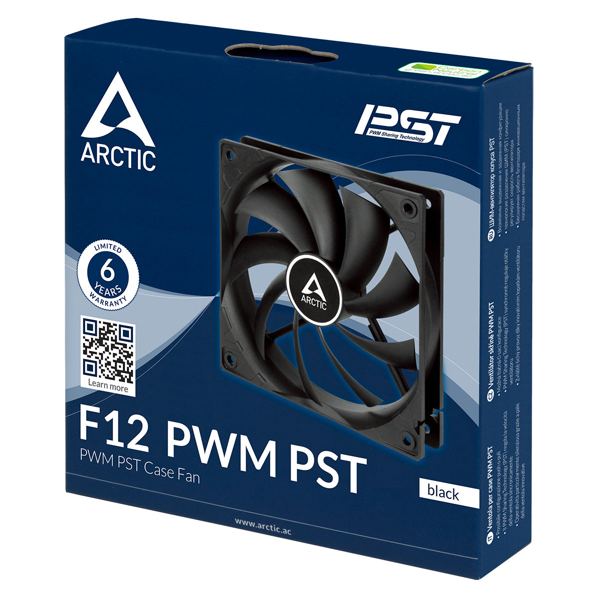 Arctic F12 PWM PST 120mm PWM Fan with Cable Splitter (ACFAN00200A)
