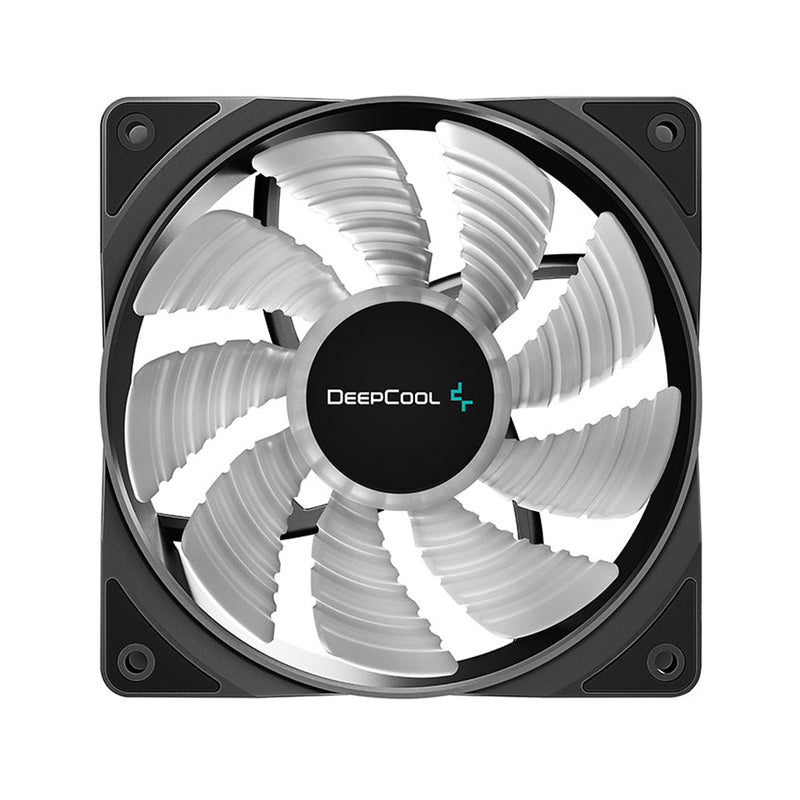 Deepcool RF120 FS 3-IN-1 3X120MM Hydro Bearing 500-1500RPM PWM Control 9 Blades 4-PIN RGB LED Fans (DP-FLED3-RF120FS-3P)