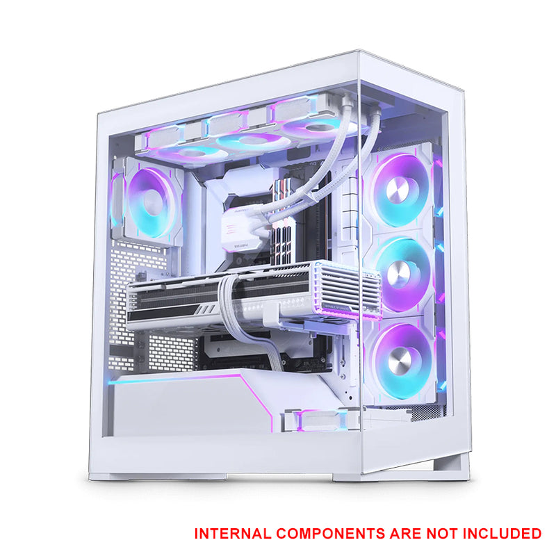 Phanteks NV5 MKII Tempered Glass DRGB Mid-Tower PC Case (Satin Black, Matte White)