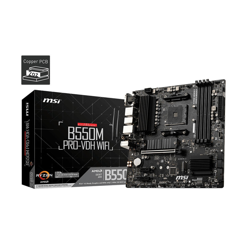 MSI B550M PRO-VDH WIFI AMD Motherboard