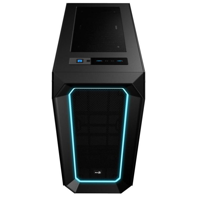 Aerocool P7-C0 Dual Tempered Glass RGB Mid-Tower Case (Black)